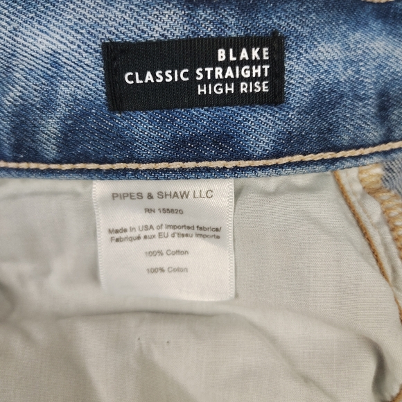 Veronica Beard Blake Classic Straight High Rise Jeans Size  30/10  $298 - Picture 7 of 8